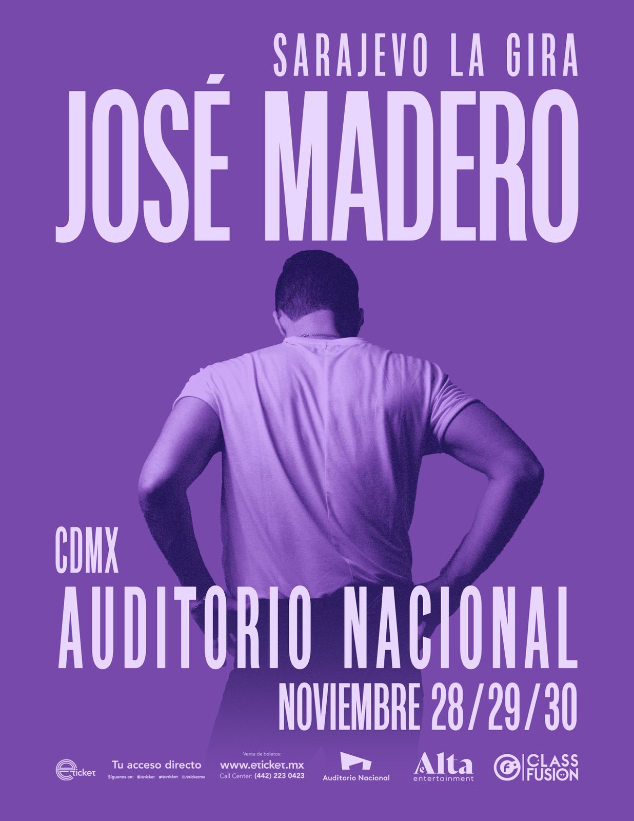 José Madero regresa al Auditorio Nacional