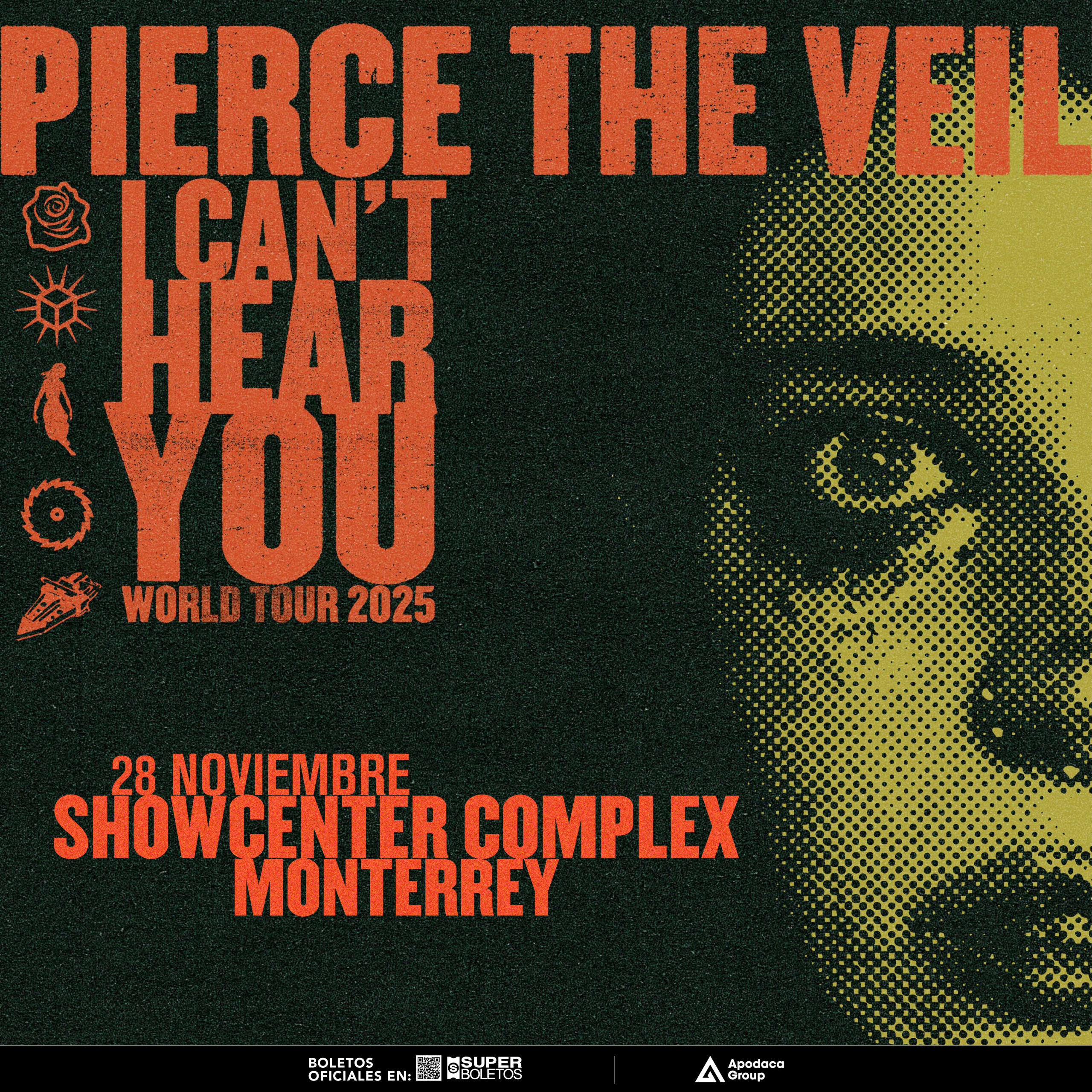 Pierce the Veil llega a Monterrey con su “I Can’t Hear You World Tour”